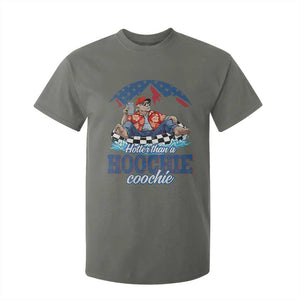 Trump Hotter Than A Hoochie Coochie T Shirt For Kid TS10 Military Green Print Your Wear