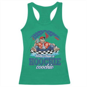 Trump Hotter Than A Hoochie Coochie Racerback Tank Top TS10 Irish Green Print Your Wear
