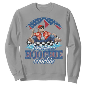 Trump Hotter Than A Hoochie Coochie Sweatshirt TS10 Sport Gray Print Your Wear