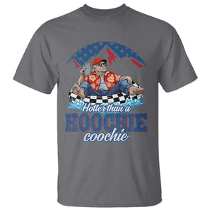Trump Hotter Than A Hoochie Coochie T Shirt TS10 Charcoal Print Your Wear