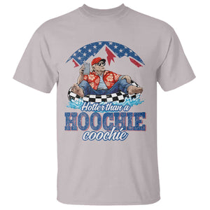 Trump Hotter Than A Hoochie Coochie T Shirt TS10 Ice Gray Print Your Wear
