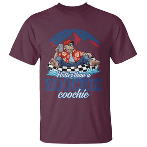 Trump Hotter Than A Hoochie Coochie T Shirt TS10 Maroon Print Your Wear