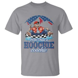 Trump Hotter Than A Hoochie Coochie T Shirt TS10 Sport Gray Print Your Wear