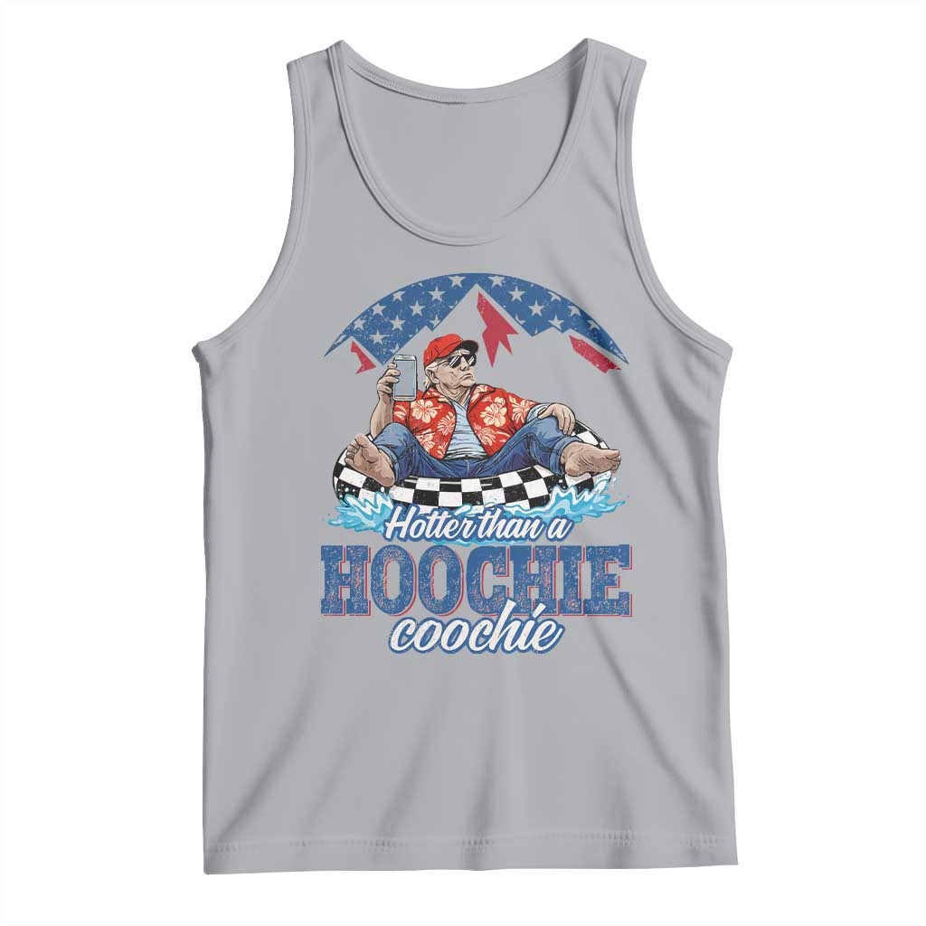 Trump Hotter Than A Hoochie Coochie Tank Top TS10 Athletic Heather Print Your Wear