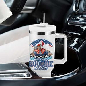 Trump Hotter Than A Hoochie Coochie Tumbler With Handle TS10 Print Your Wear