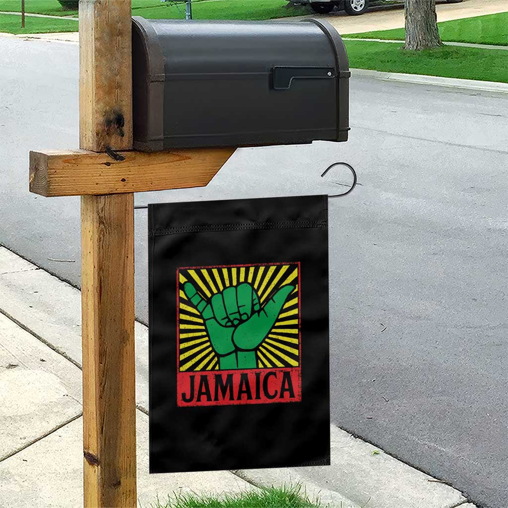 Jamaica Rasta Shaka Sign Garden Flag Retro Reggae Vibes TS10 Print Your Wear