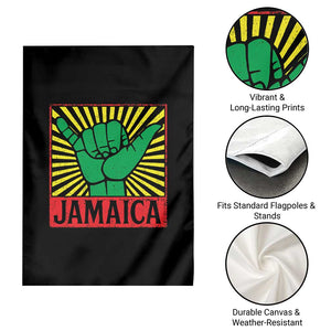Jamaica Rasta Shaka Sign Garden Flag Retro Reggae Vibes TS10 Print Your Wear