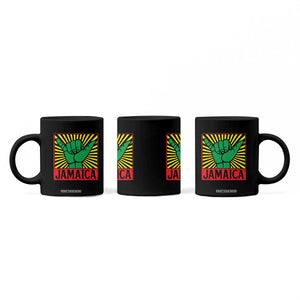 Jamaica Rasta Shaka Sign Coffee Mug Retro Reggae Vibes TS10 Print Your Wear