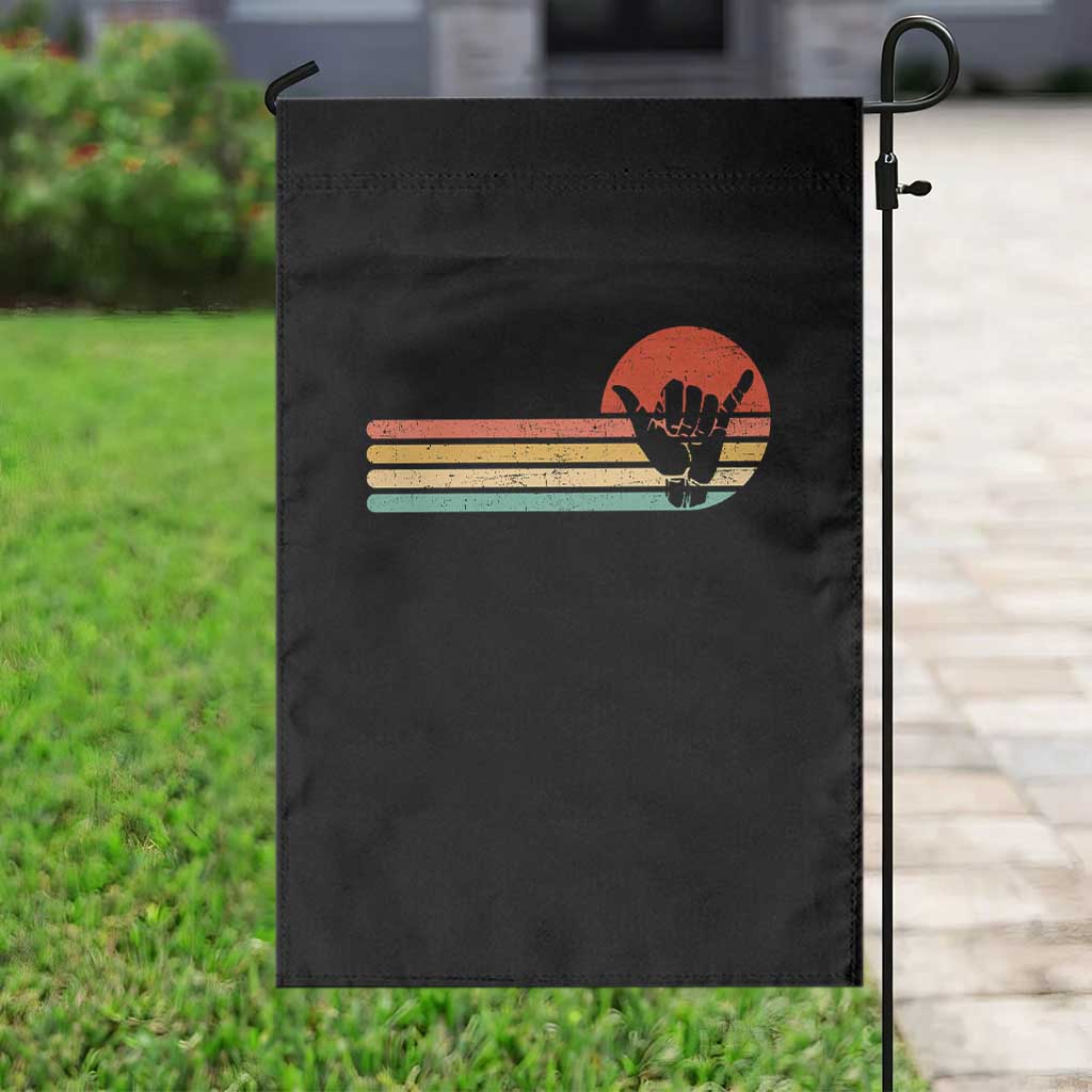 Shaka Hand Garden Flag Retro Vintage Shaka Sign Rasta Hawaii Hawaiian TS10 Print Your Wear