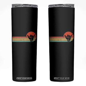Shaka Hand Skinny Tumbler Retro Vintage Shaka Sign Rasta Hawaii Hawaiian TS10 Black Print Your Wear