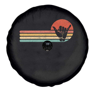 Shaka Hand Spare Tire Cover Retro Vintage Shaka Sign Rasta Hawaii Hawaiian TS10 Print Your Wear