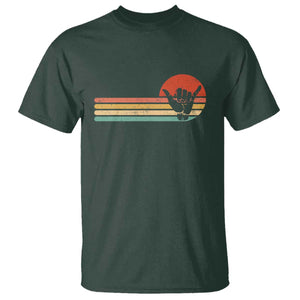 Shaka Hand T Shirt Retro Vintage Shaka Sign Rasta Hawaii Hawaiian TS10 Dark Forest Green Print Your Wear