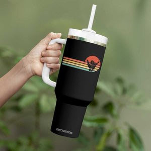 Shaka Hand Tumbler With Handle Retro Vintage Shaka Sign Rasta Hawaii Hawaiian TS10 Print Your Wear