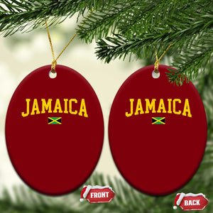 Vintage Jamaica Ceramic Ornament Retro Jamaican Flag National Pride Vacation TS10 Print Your Wear