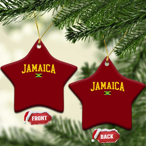 Vintage Jamaica Ceramic Ornament Retro Jamaican Flag National Pride Vacation TS10 Print Your Wear