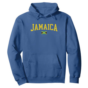 Vintage Jamaica Hoodie Retro Jamaican Flag National Pride Vacation TS10 Royal Blue Print Your Wear