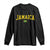 Vintage Jamaica Long Sleeve Shirt Retro Jamaican Flag National Pride Vacation TS10 Black Print Your Wear