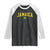 Vintage Jamaica Raglan Shirt Retro Jamaican Flag National Pride Vacation TS10 Black White Print Your Wear