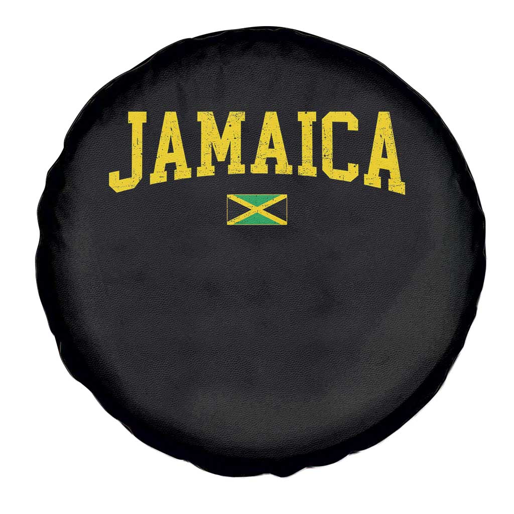 Vintage Jamaica Spare Tire Cover Retro Jamaican Flag National Pride Vacation TS10 Print Your Wear