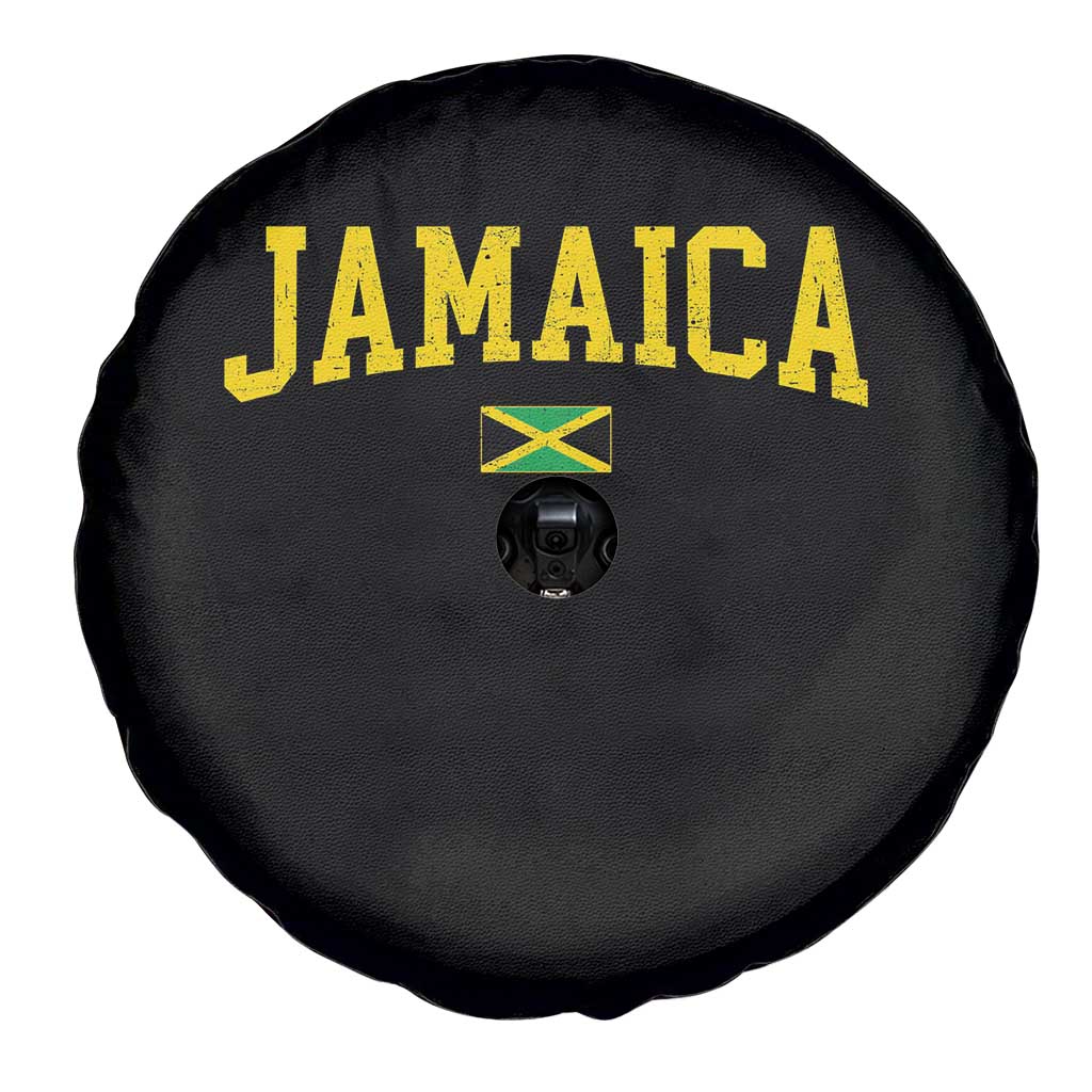 Vintage Jamaica Spare Tire Cover Retro Jamaican Flag National Pride Vacation TS10 Print Your Wear