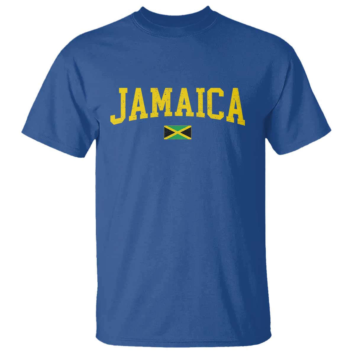 Vintage Jamaica T Shirt Retro Jamaican Flag National Pride Vacation TS10 Royal Blue Print Your Wear