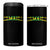 Jamaican Pride 4 in 1 Can Cooler Tumbler Retro Jamaica Flag Distressed Varsity Lettering Style TS10 One Size: 16 oz Black Print Your Wear