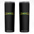 Jamaican Pride Skinny Tumbler Retro Jamaica Flag Distressed Varsity Lettering Style TS10 Black Print Your Wear
