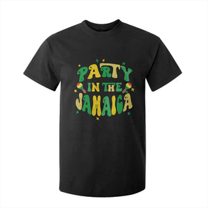 Party in The Jamaica T Shirt For Kid Funny Jamaican Independence Day TS10 Black Print Your Wear