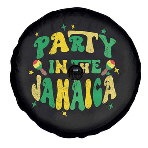 Party in The Jamaica Spare Tire Cover Funny Jamaican Independence Day TS10 Print Your Wear
