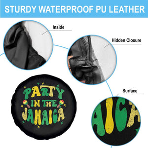 Party in The Jamaica Spare Tire Cover Funny Jamaican Independence Day TS10 Print Your Wear
