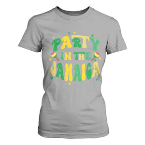 Party in The Jamaica T Shirt For Women Funny Jamaican Independence Day TS10 Sport Gray Print Your Wear