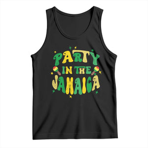 Party in The Jamaica Tank Top Funny Jamaican Independence Day TS10 Black Print Your Wear