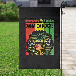 Proud Jamaican Afro Black Woman Garden Flag Remembering My Ancestors Jamaica Pride TS10 Print Your Wear