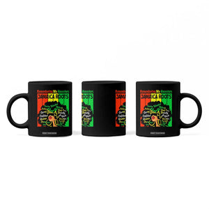 Proud Jamaican Afro Black Woman Coffee Mug Remembering My Ancestors Jamaica Pride TS10 Print Your Wear