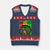 Proud Jamaican Afro Black Woman V-Neck Knit Sweater Vest Remembering My Ancestors Jamaica Pride TS10 Navy Red Print Your Wear