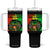 Proud Jamaican Afro Black Woman Tumbler With Handle Remembering My Ancestors Jamaica Pride TS10 One Size: 40 oz Black Print Your Wear