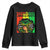 Proud Jamaican Afro Black Woman Youth Sweatshirt Remembering My Ancestors Jamaica Pride TS10 Black Print Your Wear