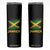 Jamaica Skinny Tumbler Retro Vintage Watercolors Sport Jamaican Flag TS10 Black Print Your Wear