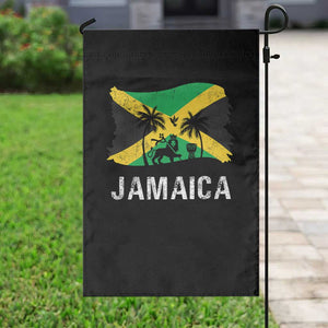Jamaica Garden Flag Retro Vintage Jamaican Pride Flag Lion Of Judah TS10 Print Your Wear
