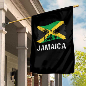 Jamaica Garden Flag Retro Vintage Jamaican Pride Flag Lion Of Judah TS10 Print Your Wear