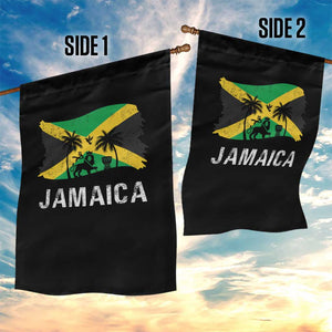 Jamaica Garden Flag Retro Vintage Jamaican Pride Flag Lion Of Judah TS10 Print Your Wear