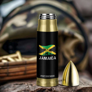 Jamaica Bullet Tumbler Retro Vintage Jamaican Pride Flag Lion Of Judah TS10 Print Your Wear