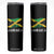 Jamaica Skinny Tumbler Retro Vintage Jamaican Pride Flag Lion Of Judah TS10 Black Print Your Wear