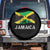 Jamaica Spare Tire Cover Retro Vintage Jamaican Pride Flag Lion Of Judah TS10 No hole Black Print Your Wear