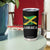 Jamaica Tumbler Cup Retro Vintage Jamaican Pride Flag Lion Of Judah TS10 Print Your Wear