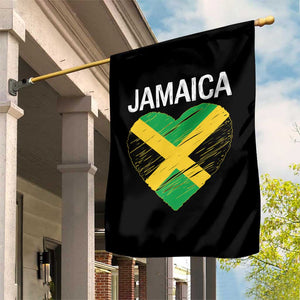 Jamaican Heart Flag Garden Flag Patriotic Jamaica Girls Proud Jamaican Roots TS10 Print Your Wear