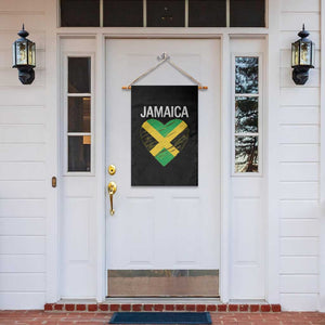 Jamaican Heart Flag Garden Flag Patriotic Jamaica Girls Proud Jamaican Roots TS10 Print Your Wear