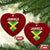 Jamaican Heart Flag Ceramic Ornament Patriotic Jamaica Girls Proud Jamaican Roots TS10 Print Your Wear