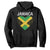 Jamaican Heart Flag Hoodie Patriotic Jamaica Girls Proud Jamaican Roots TS10 Black Print Your Wear