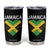 Jamaican Heart Flag Tumbler Cup Patriotic Jamaica Girls Proud Jamaican Roots TS10 Black Print Your Wear